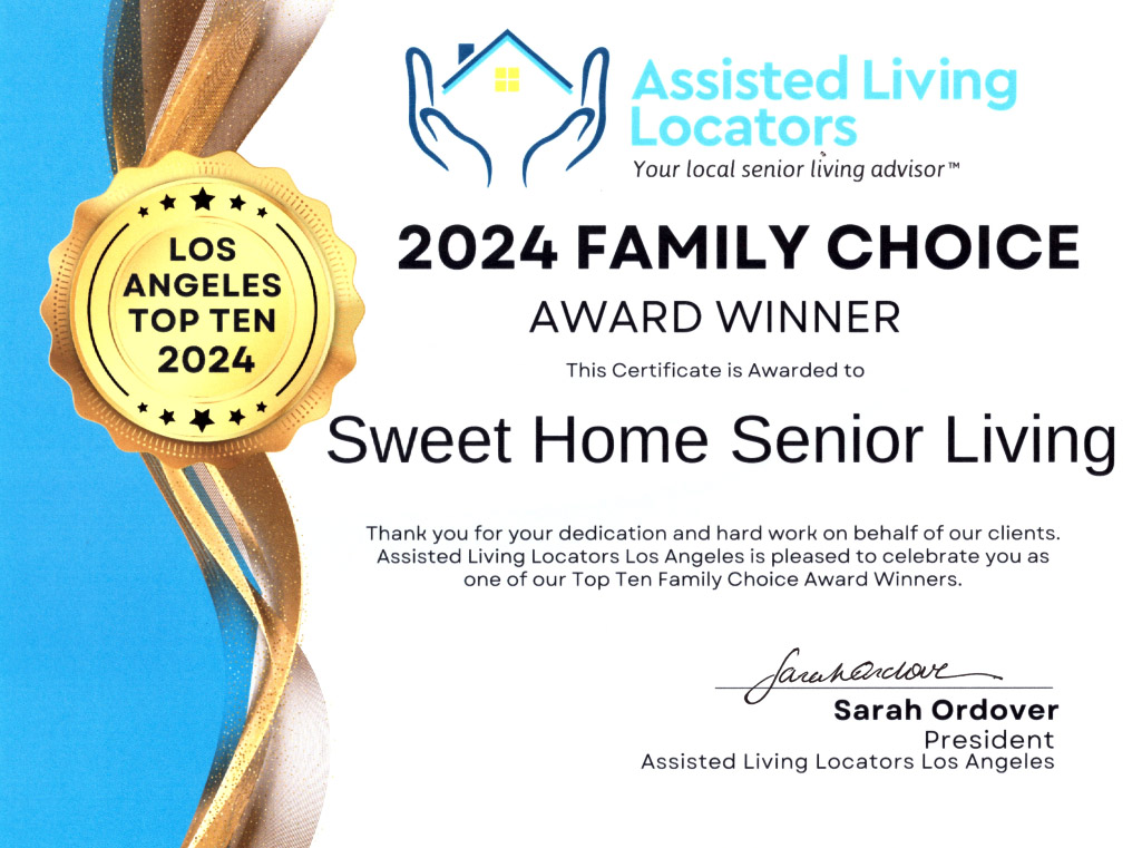 2024FamilyChoiceAwardWinner , Home, Sweet Home Senior Living